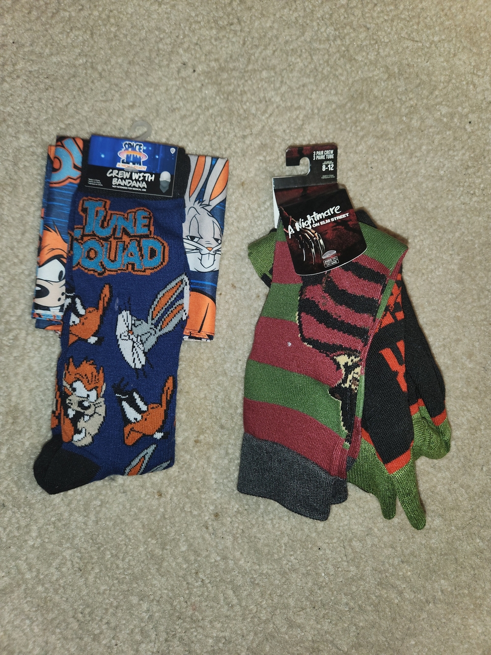 Tune Squad Blue / Freddy Crew Socks Brand NEW